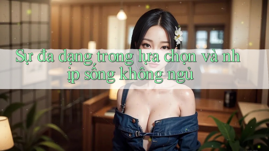 Sự đa dạng trong lựa chọn và nhịp sống không ngủ