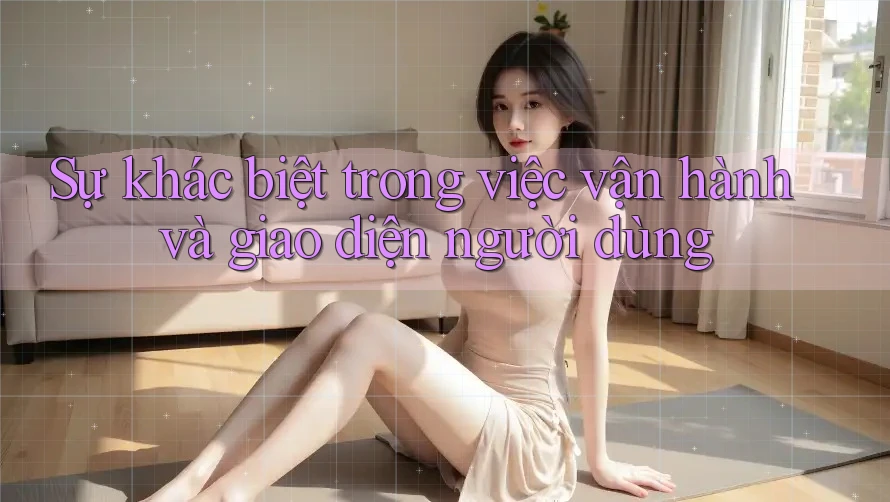 Sự khác biệt trong việc vận hành và giao diện người dùng
