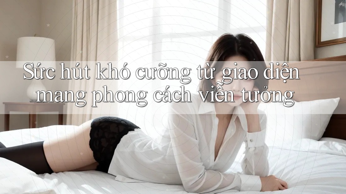 Sức hút khó cưỡng từ giao diện mang phong cách viễn tưởng