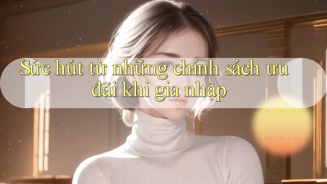 Sức hút từ những chính sách ưu đãi khi gia nhập Sức hút từ những chính sách ưu đãi khi gia nhập
