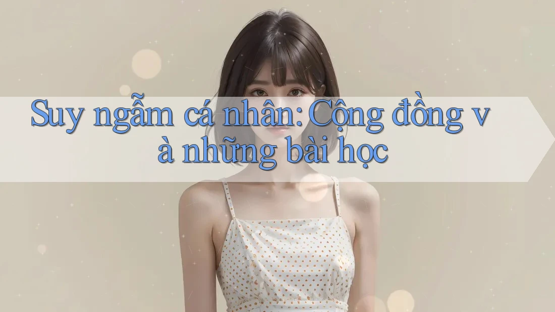 Suy ngẫm cá nhân: Cộng đồng và những bài học