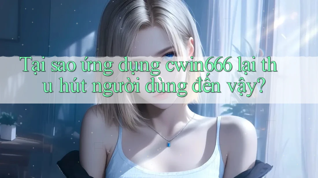 Tại sao ứng dụng cwin666 lại thu hút người dùng đến vậy? Tại sao ứng dụng cwin666 lại thu hút người dùng đến vậy?
