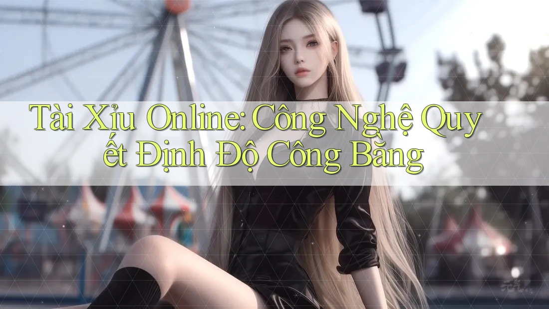 Tài Xỉu Online: Công Nghệ Quyết Định Độ Công Bằng Tài Xỉu Online: Công Nghệ Quyết Định Độ Công Bằng