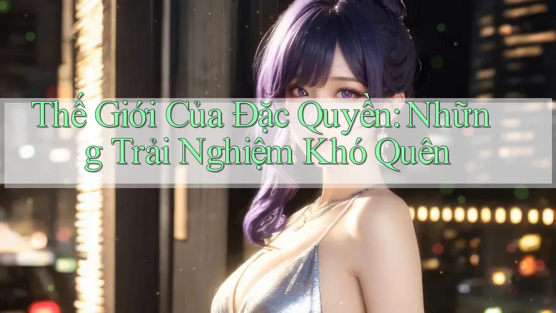 Thế Giới Của Đặc Quyền: Những Trải Nghiệm Khó Quên