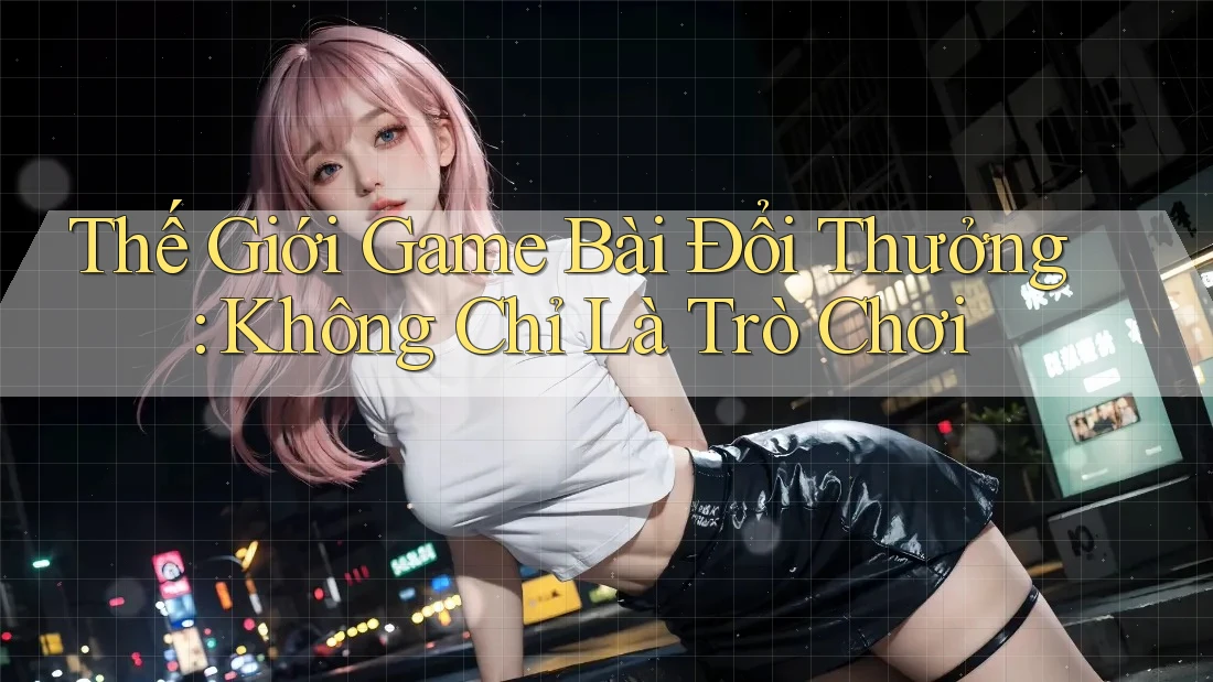 Thế Giới Game Bài Đổi Thưởng: Không Chỉ Là Trò Chơi Thế Giới Game Bài Đổi Thưởng: Không Chỉ Là Trò Chơi