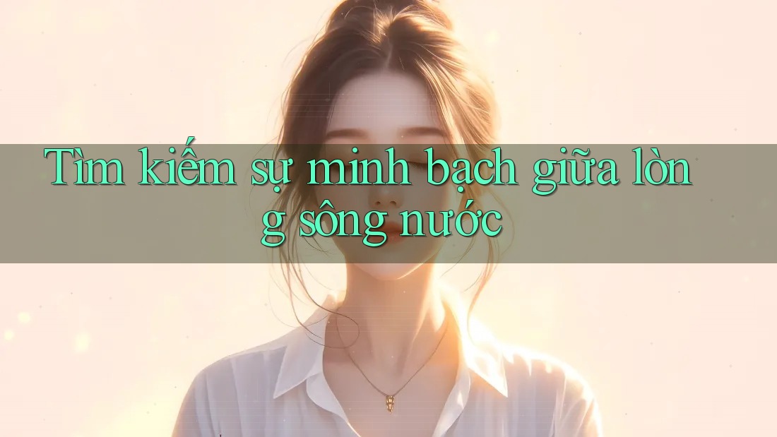Tìm kiếm sự minh bạch giữa lòng sông nước