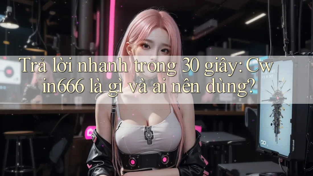 Trả lời nhanh trong 30 giây: Cwin666 là gì và ai nên dùng?