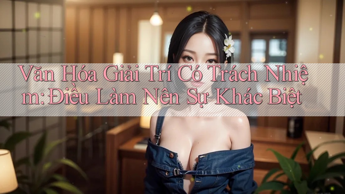 Văn Hóa Giải Trí Có Trách Nhiệm: Điều Làm Nên Sự Khác Biệt