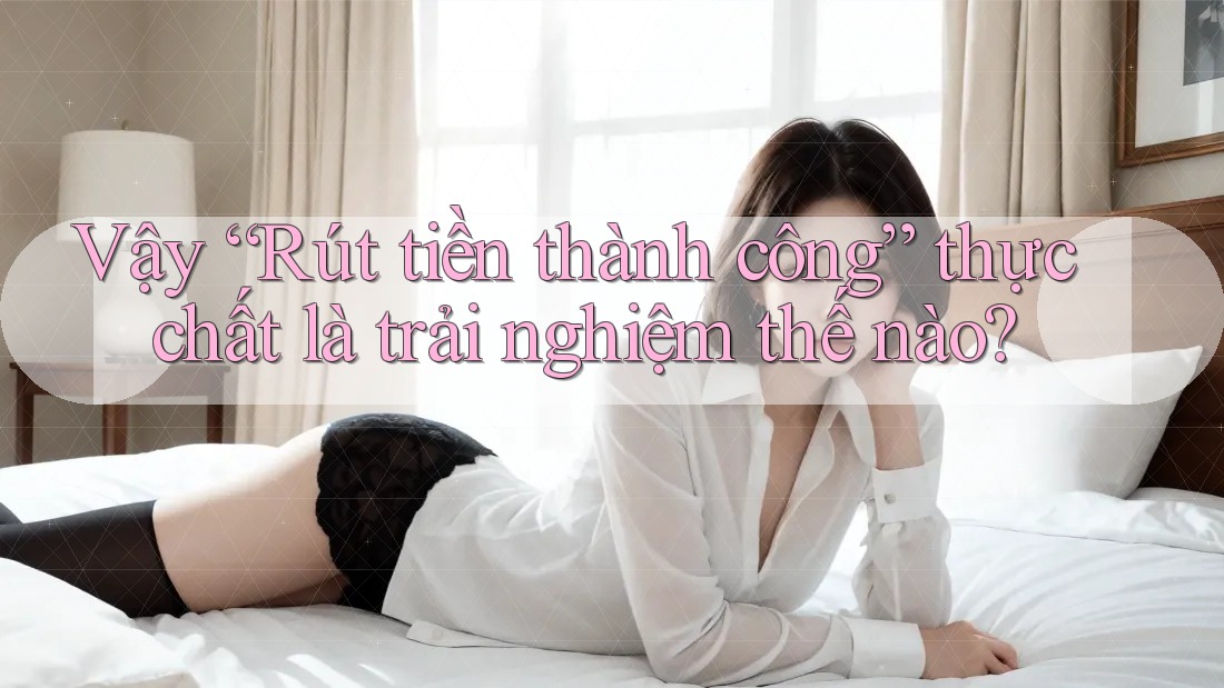 Vậy “Rút tiền thành công” thực chất là trải nghiệm thế nào?