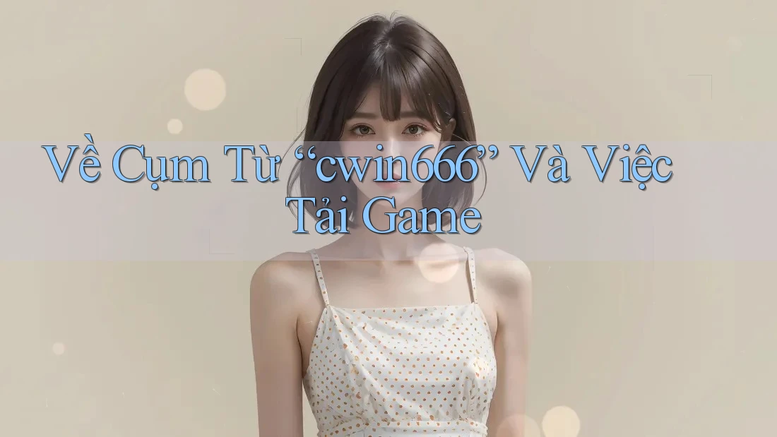Về Cụm Từ “cwin666” Và Việc Tải Game